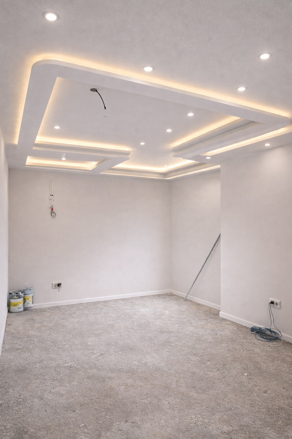 İç mekân tavan ve duvar detayı